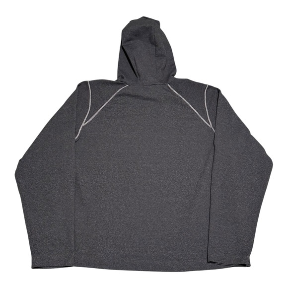 Nike Silver Tag Y2K Nylon Blend Gray Embroidered Swoosh Sweatshirt Women's Large - Picture 3 of 8